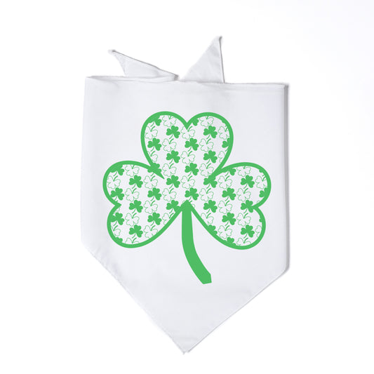 Shamrock Dog Bandana Green Clover Saint Partick's Day St. Patty's Day March Green Clover Celtic Pet Pets Canine Raygun