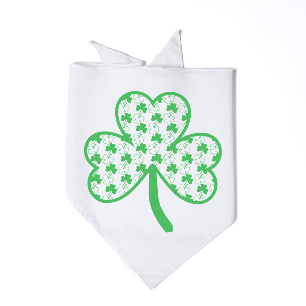 Shamrock Dog Bandana Green Clover Saint Partick's Day St. Patty's Day March Green Clover Celtic Pet Pets Canine Raygun