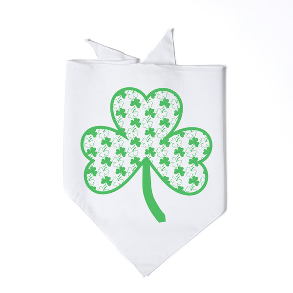 Shamrock Dog Bandana Green Clover Saint Partick's Day St. Patty's Day March Green Clover Celtic Pet Pets Canine Raygun