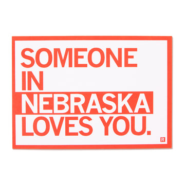 Someone in NE Loves You Postcard