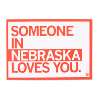 Someone in NE Loves You Postcard