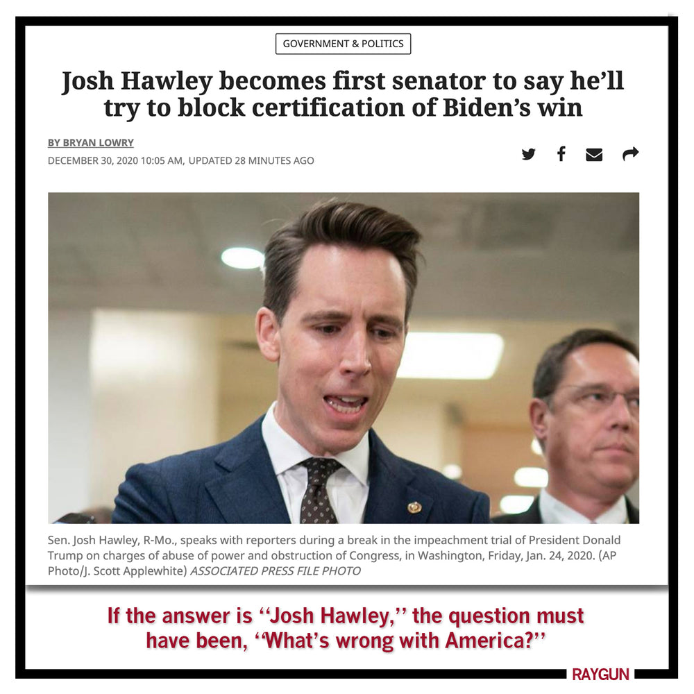 Sorry About Josh Hawley