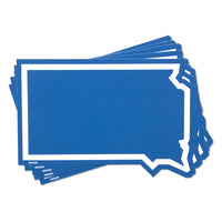 South Dakota Blue White Outline State Sticker Stickers Die-Cut Midwest