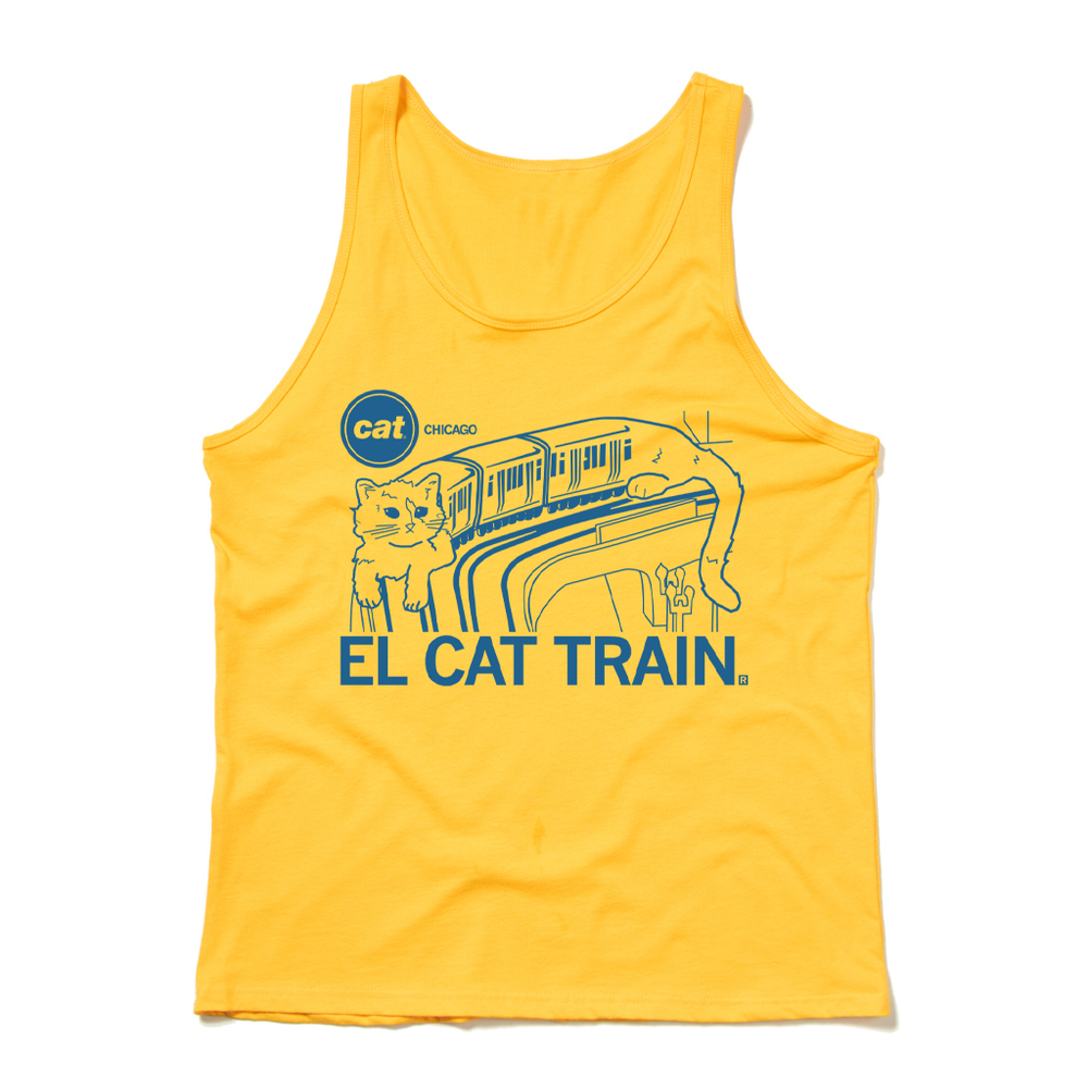 El Cat Train Chicago CTA Tank Top