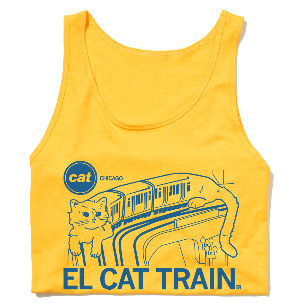 El Cat Train Chicago Tank Top