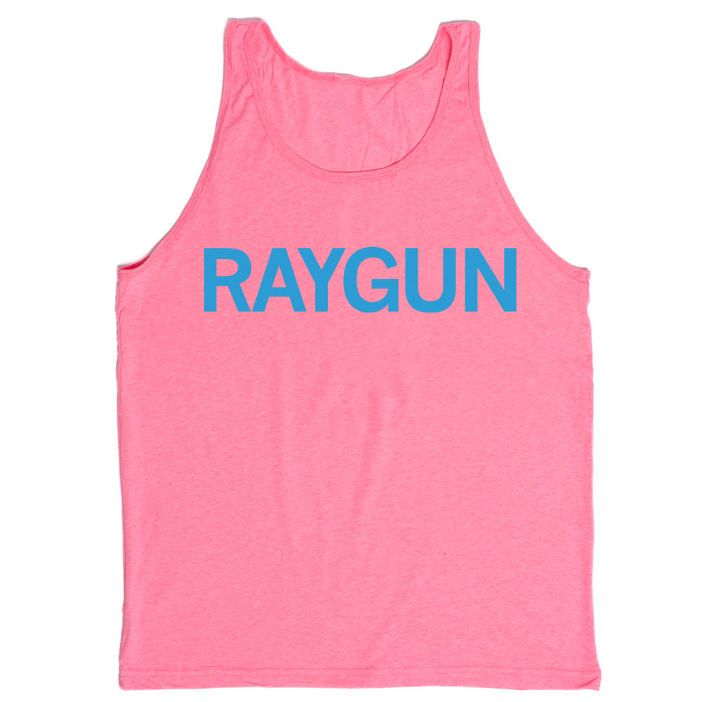 Pink RAYGUN Text Logo Tank Top