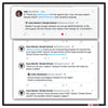 A collage of social media posts from the Satanic Temple Iowa account expressing support for taxpayer-funded school choice vouchers.