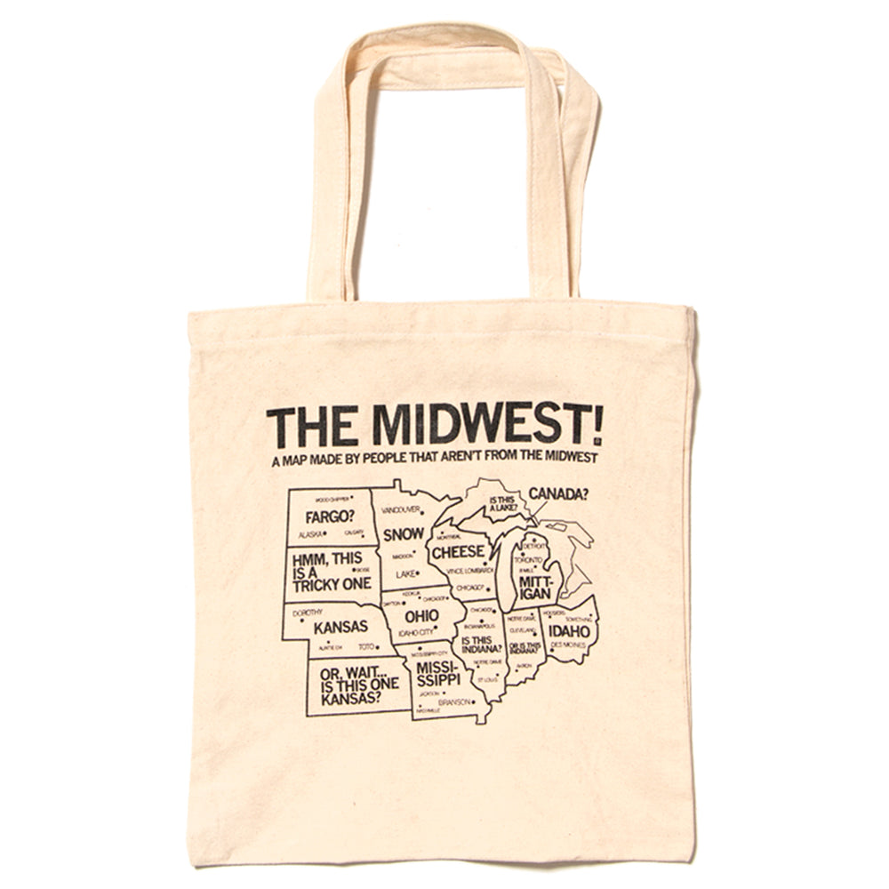 Midwest Map Tote Bag