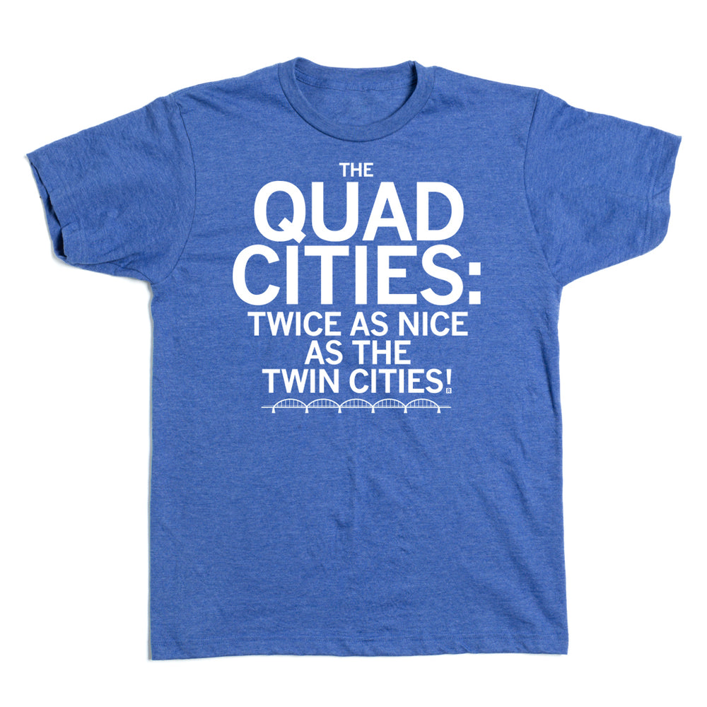 Quad Cities: Twice as Nice Bridge T-Shirt