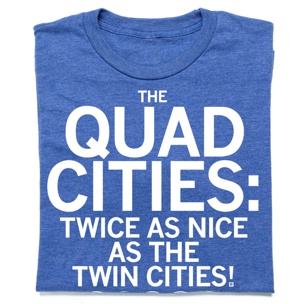 Quad Cities: Twice as Nice Bridge T-Shirt