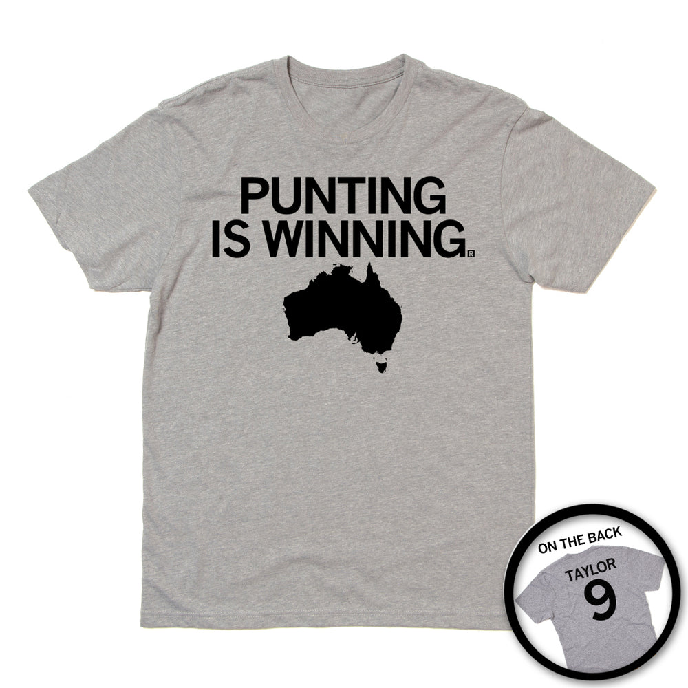 Heather Grey Tory Taylor Punting Is Winning Hawkeye Shirt