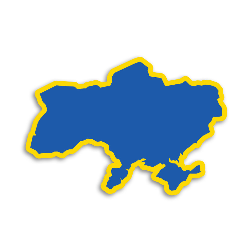 Ukraine Outline Sticker