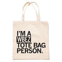 WBEZ Tote Bag Person Tote Bag