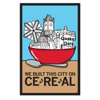 Cedar Rapids Built This City On Cereal Poster