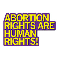 Abortion Rights are Human Rights Planned Parenthood Die-Cut Sticker Feminine Feminism Female Girls