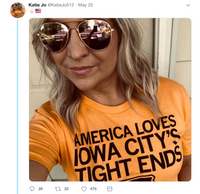 America Loves Iowa City Tight Ends