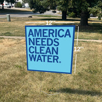 America Needs Clean Water Outdoor Garden