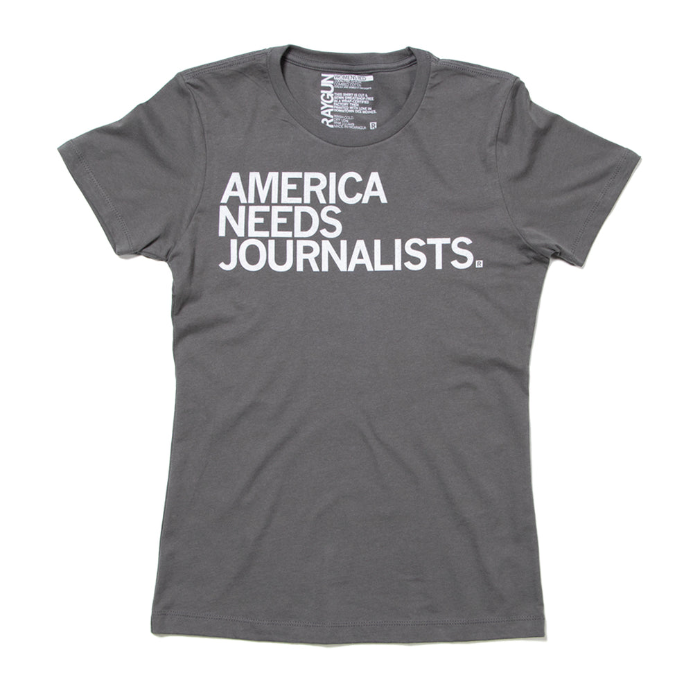 America Needs Journalists Snug Womens T-Shirt