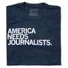 America Needs Journalists Navy Standard T-Shirt Unisex