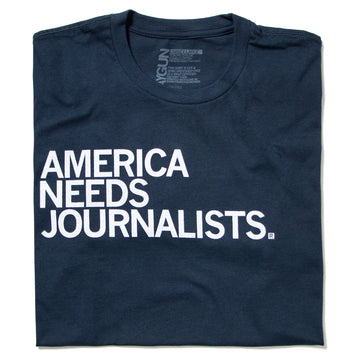 America Needs Journalists Navy Standard T-Shirt Unisex