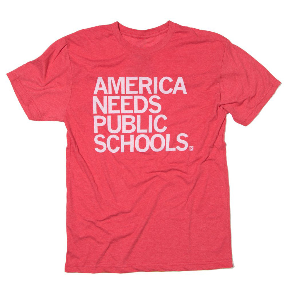 america needs public schools t-shirt unisex standard