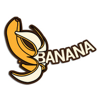 Banana Peel Die-Cut Sticker