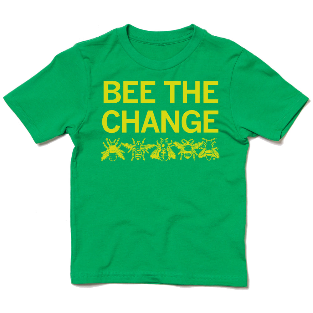 Bee The Change Kids Shirt