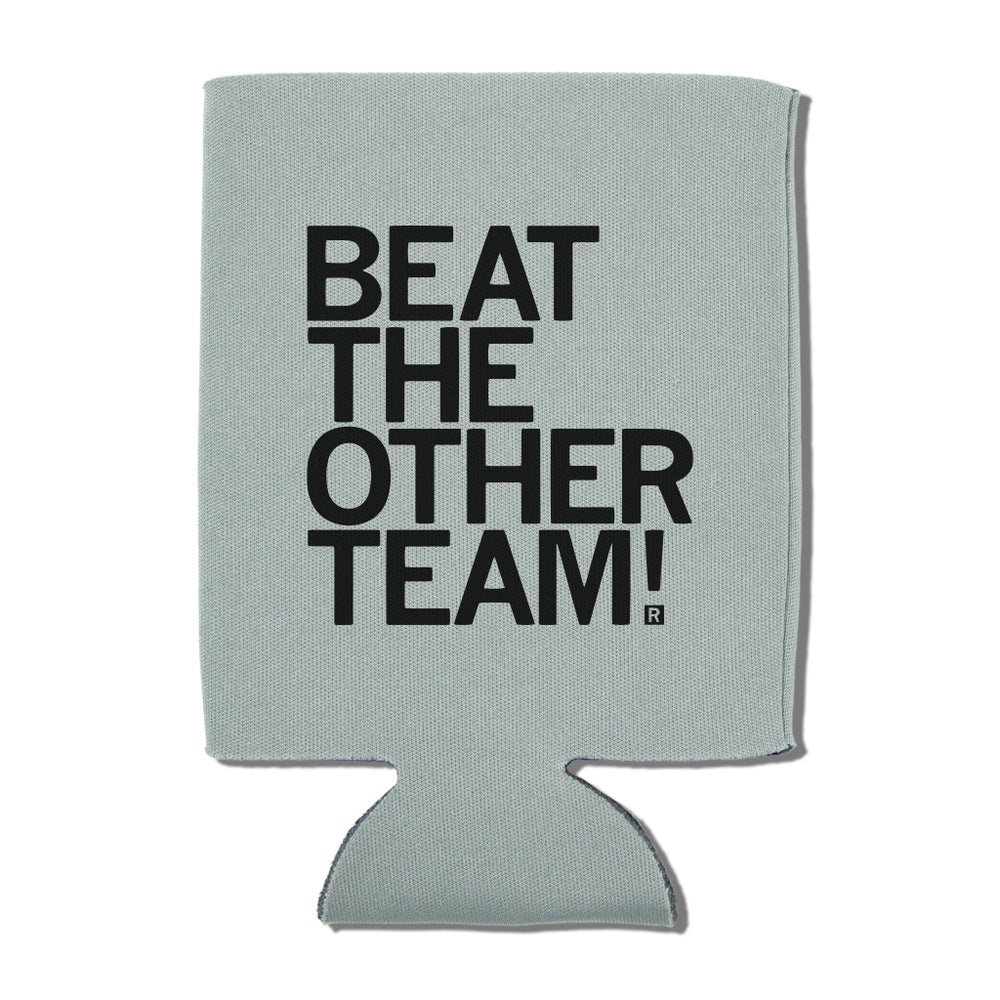 Beat the Other Team! Can Cooler Raygun Sports Football Basketball Hockey Koosie Grey Black