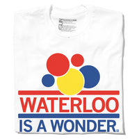 Waterloo is a Wonder Bread Iowa White T-Shirt Raygun