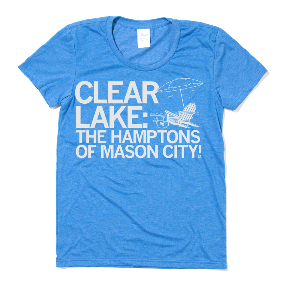Clear Lake the Hamptons of Mason City T-Shirt Standard Unisex