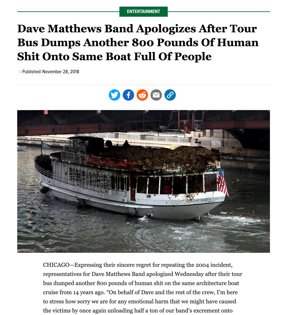 The Onion: Dave Matthews Band