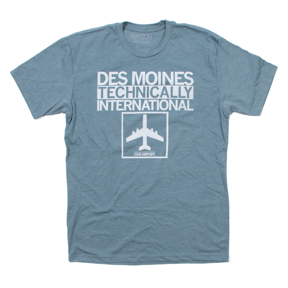 Des Moines Technically International Airport T-Shirt Standard Unisex