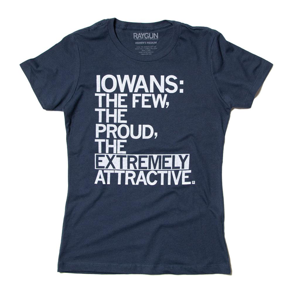 Extremely Attractive Iowa T-Shirt Snug Womens