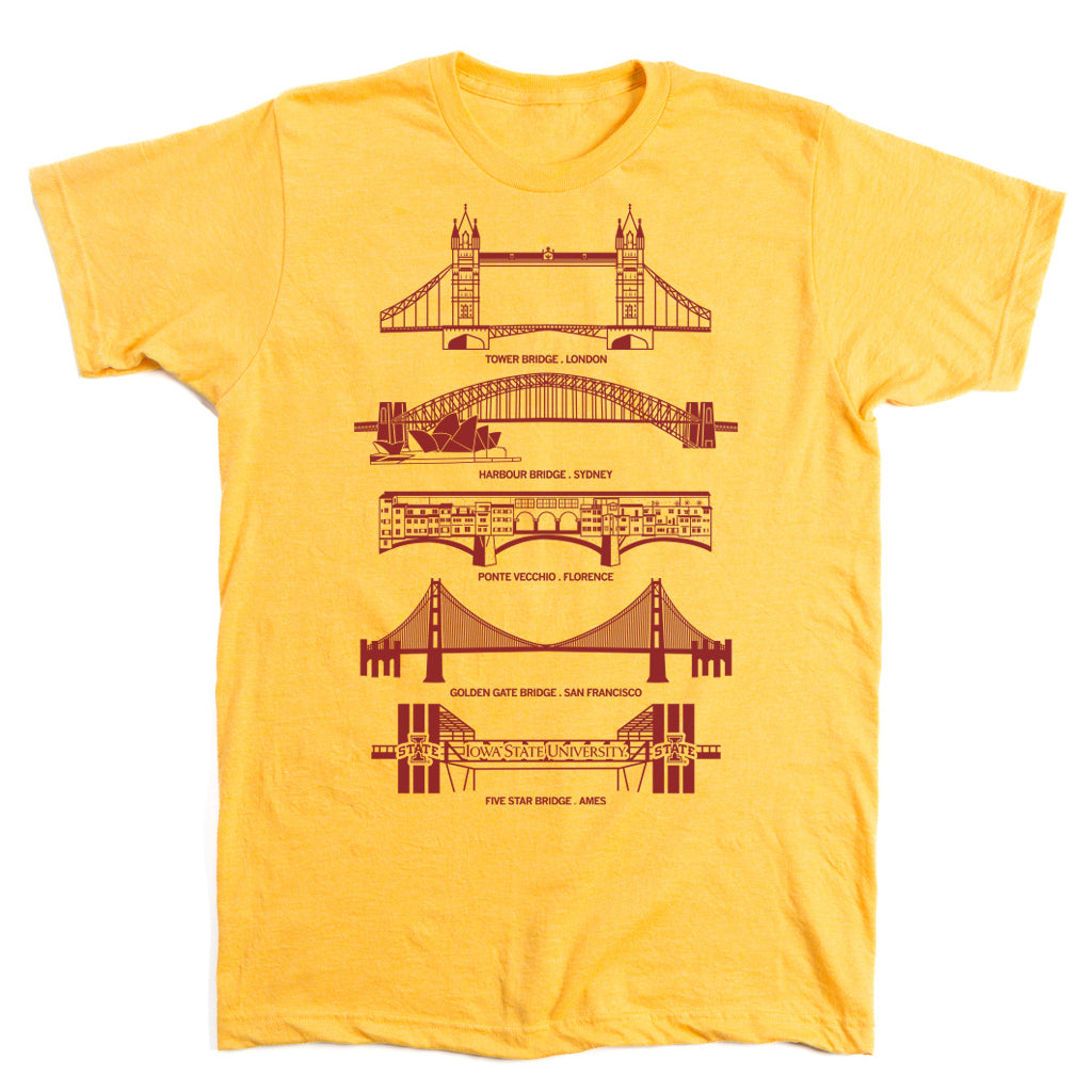 Ames Five Start Bridge T-Shirt