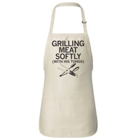 Grilling Meat Softly Apron