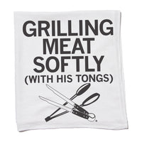 Grilling Meat Softly Kitchen Towel