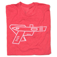 Gun Logo Red Raygun Standard Unisex T-Shirt