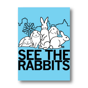 CR See The Rabbits Postcard