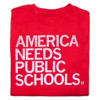 America Needs Public Schools Text Sweatshirt