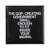 GOP Vagina Metal Magnet