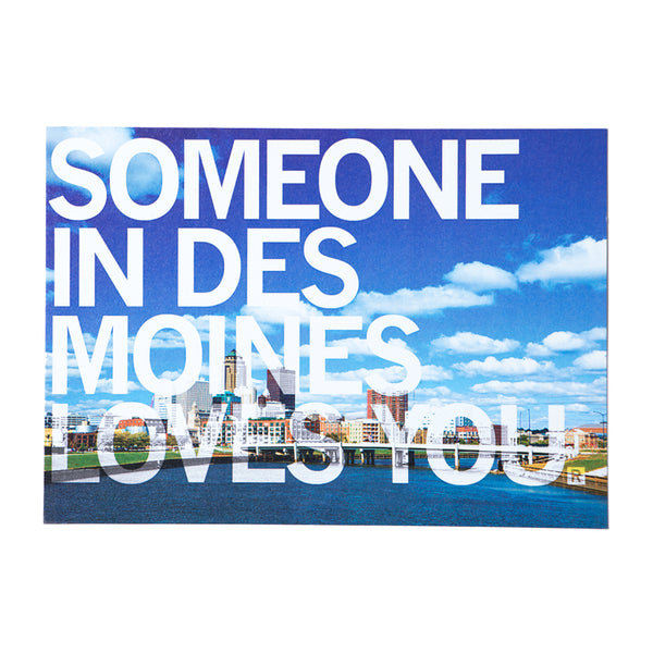 Someone In Des Moines Loves You Photo Postcard
