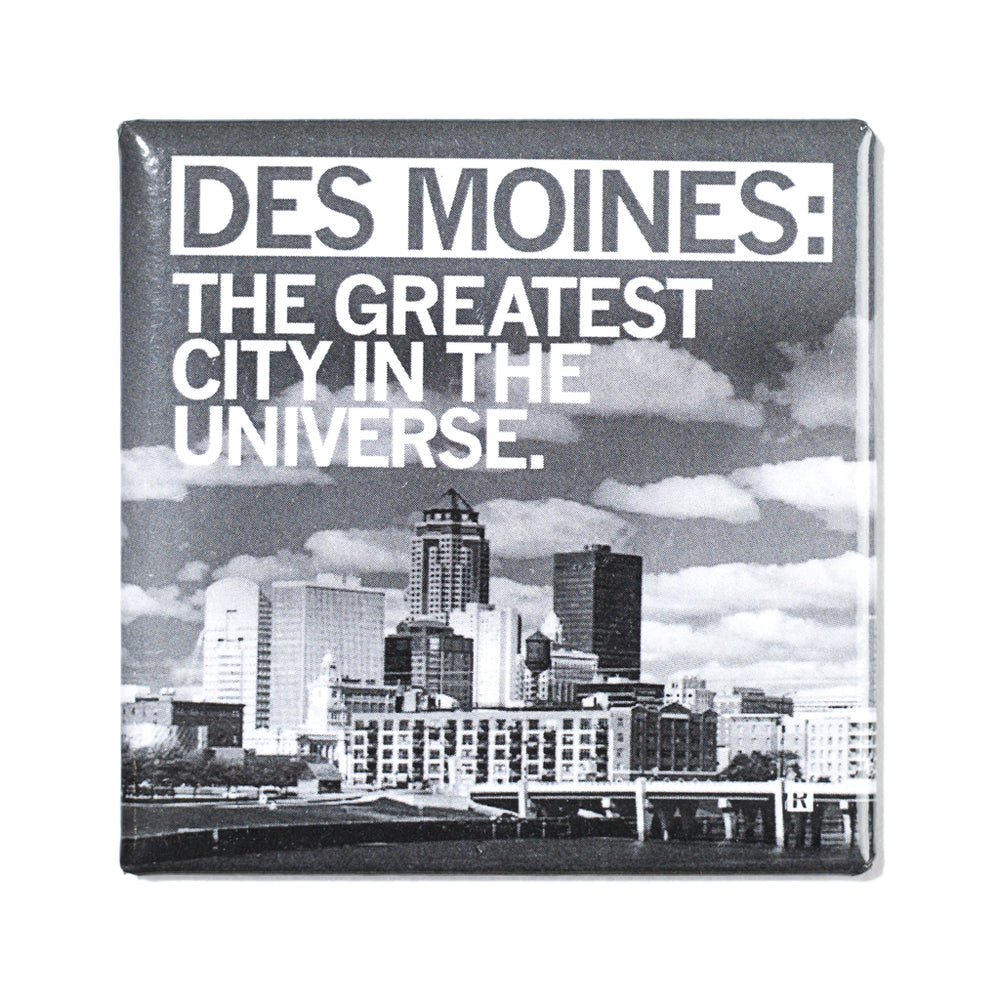 Des Moines Greatest Photo Metal Magnet