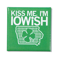 Kiss Me I'm Iowish Metal Magnet