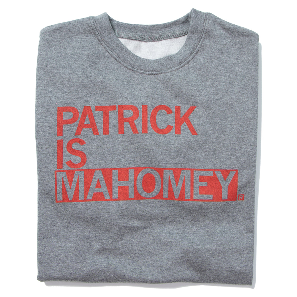 Patrick Is Mahomey Text Sweatshirt