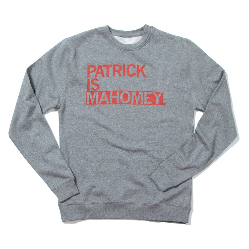 Patrick Is Mahomey Crew Sweatshirt Grey