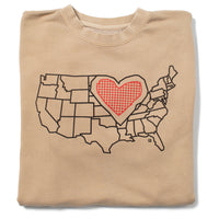 Heartland Midwest Map Sweatshirt