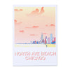 North Ave Beach Chicago Postcard