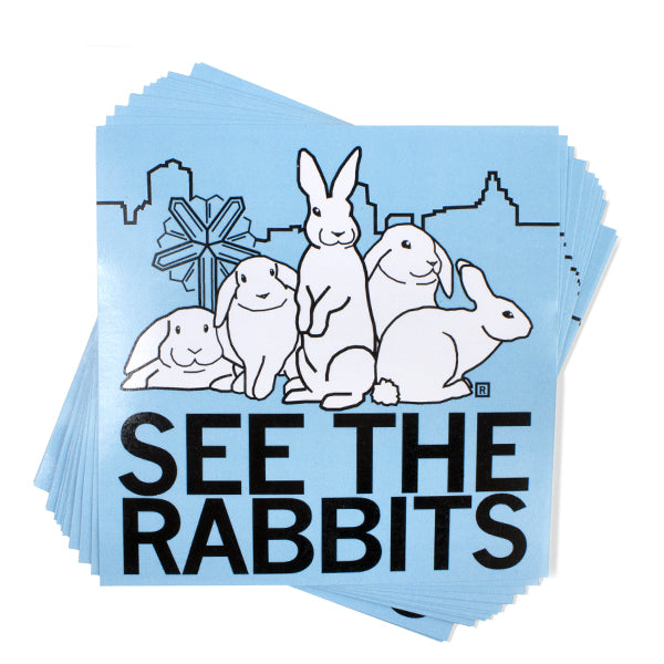 CR See The Rabbits Sticker