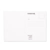 Back of a postcard with a blank space for a message, lines for an address, a postage stamp area, and the Raygun logo with store locations at the bottom. This is a union printed postcard.