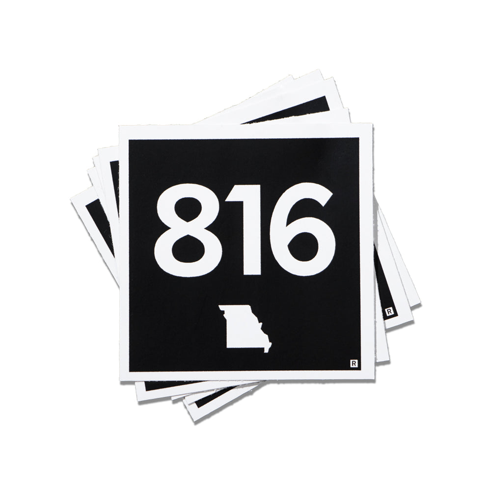 816 Logo Mini Sticker